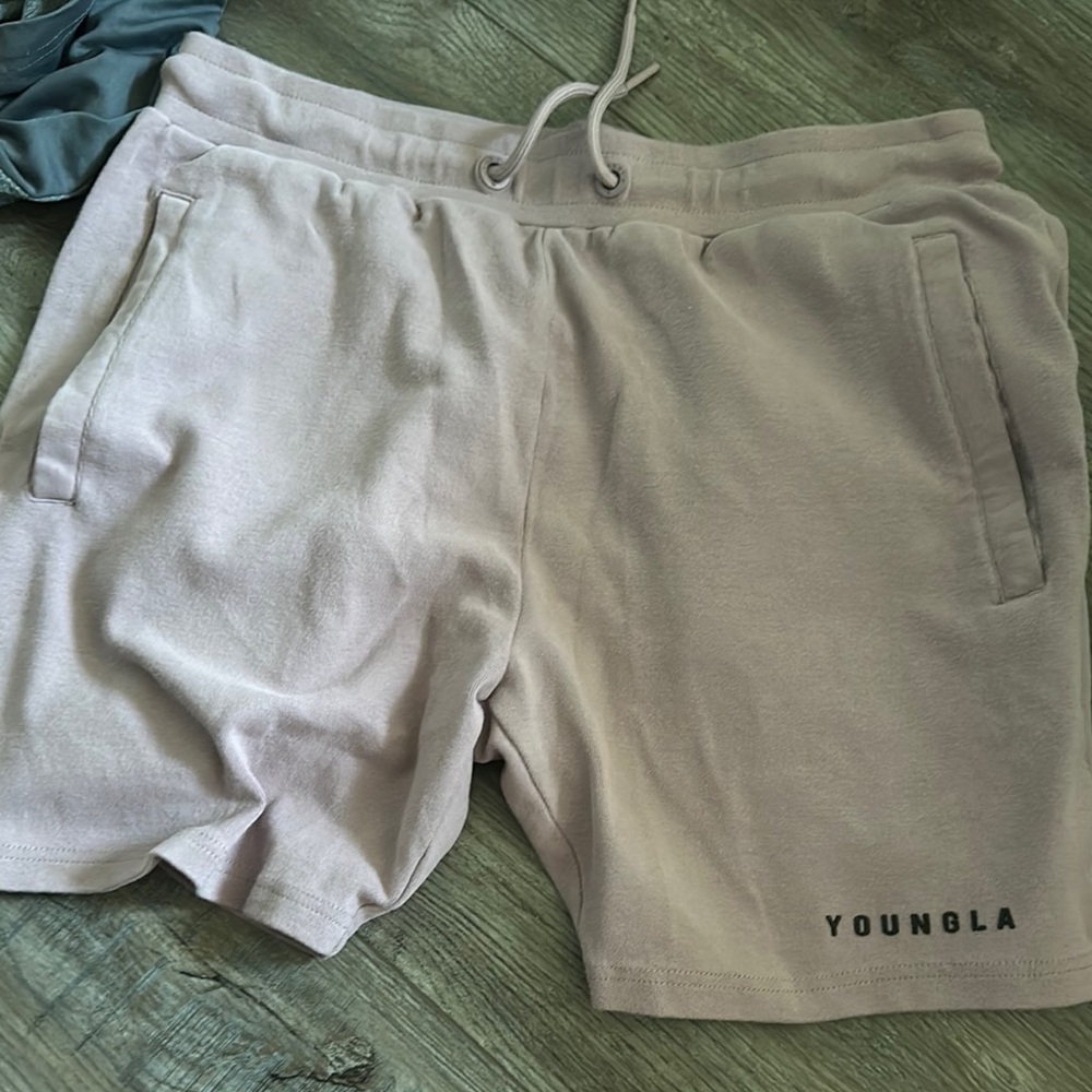 YoungLA Men's Tan Shorts